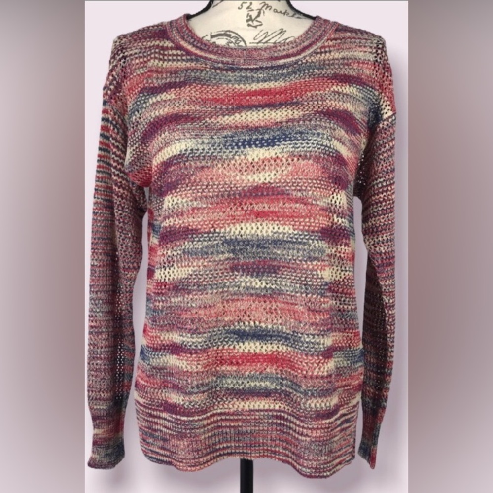 Tulle, Colorful Breezy Sweater, Size Small
